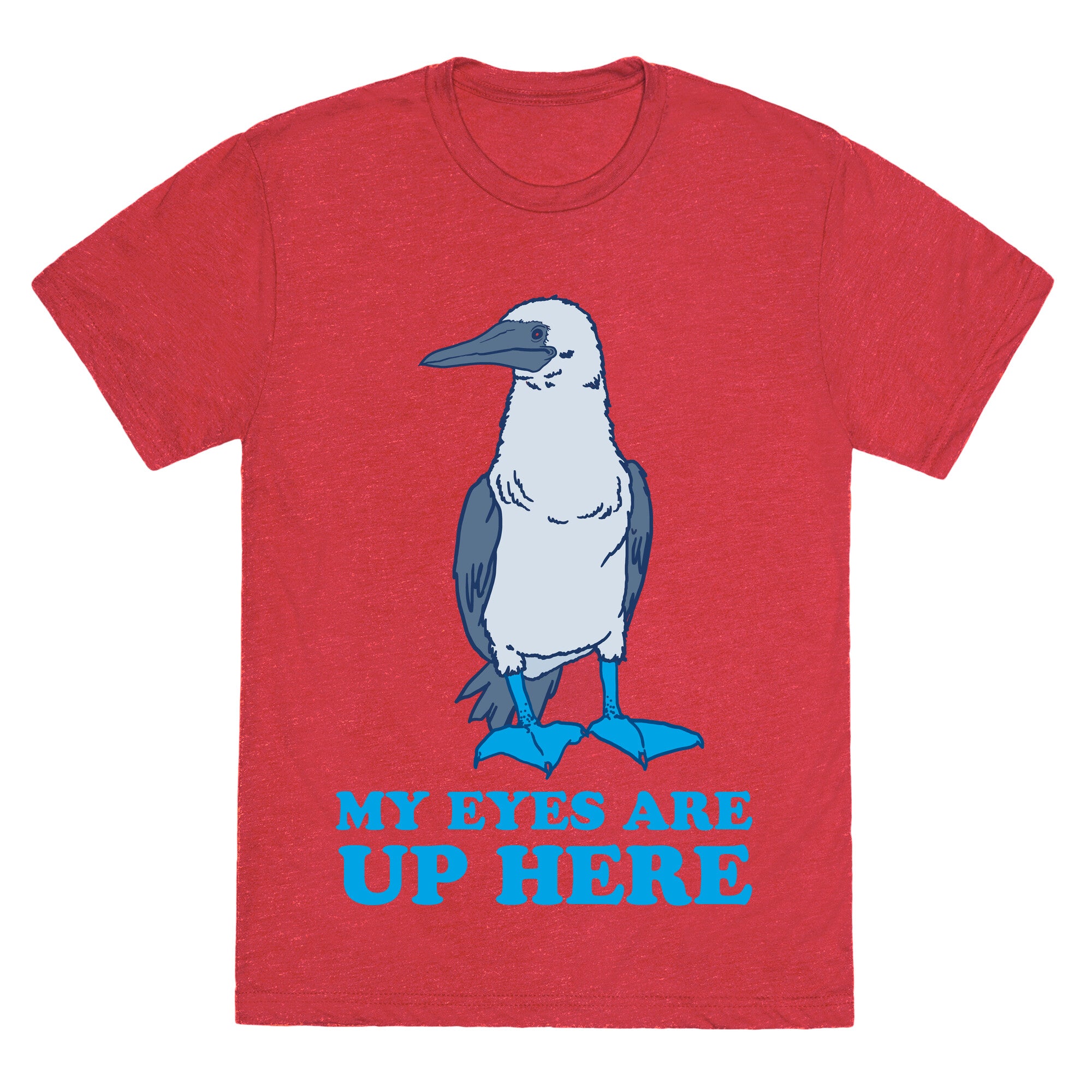 My Eyes Are Up Here Unisex Triblend Tee